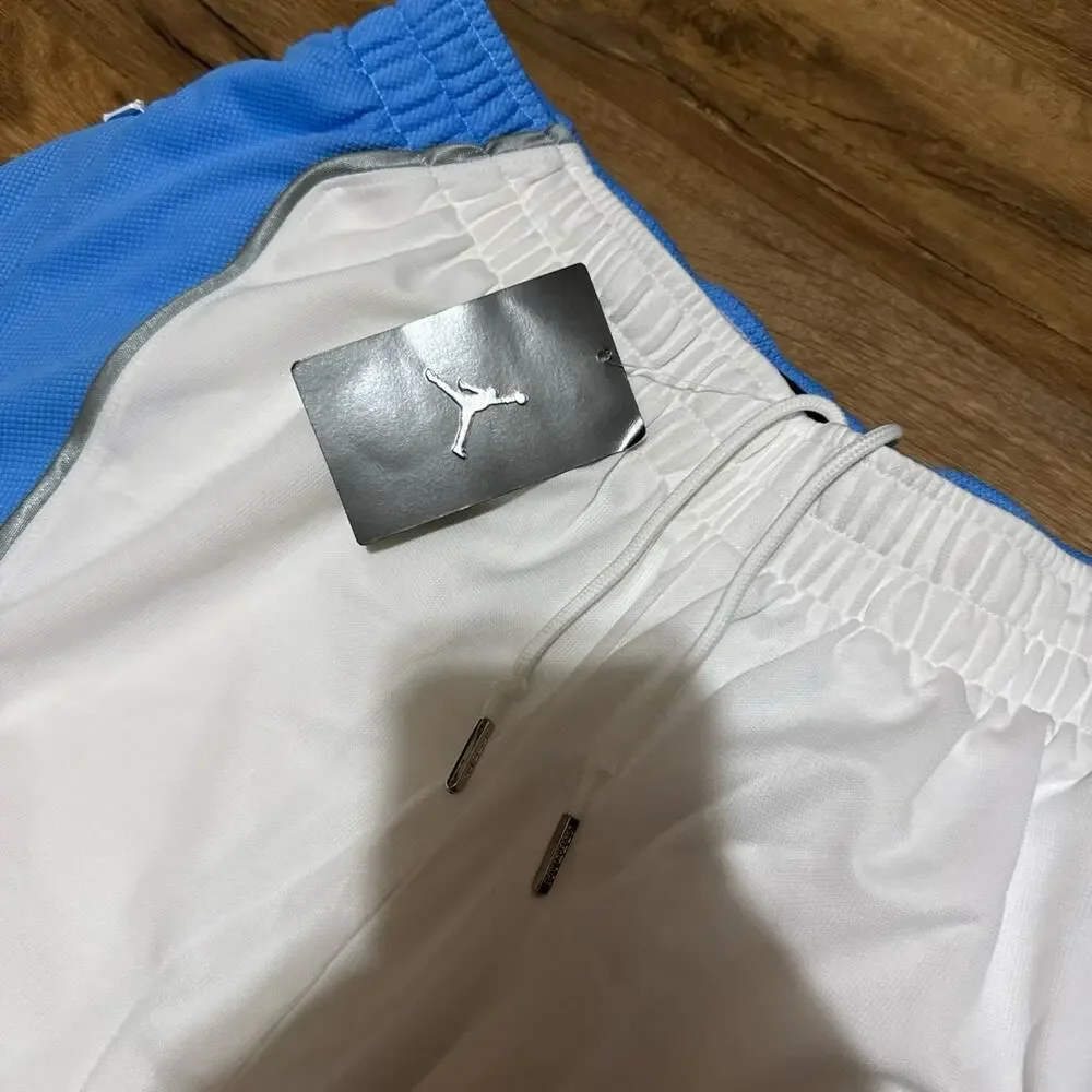 2005 Jordan UNC Blue White Mesh Vintage Baggy Basketball Y2K 139480-100 Shorts